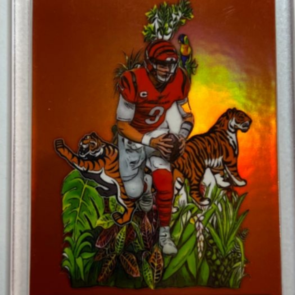 Beautiful Joe Burrow Custom Legacy Downtown Refractor RC!!